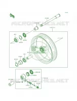 Front Hub pour Kawasaki Ninja ZX-7 1991