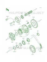 Generator Shaft pour Kawasaki Ninja ZX-7 1991