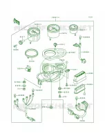 Meter pour Kawasaki Ninja ZX-7 1991