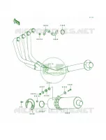 Muffler pour Kawasaki Ninja ZX-7 1991