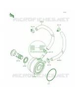 Oil Cooler pour Kawasaki Ninja ZX-7 1991