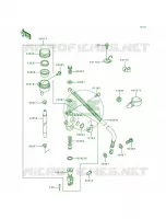Rear Master Cylinder pour Kawasaki Ninja ZX-7 1991