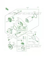 Starter Motor pour Kawasaki Ninja ZX-7 1991