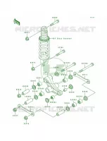 Suspension pour Kawasaki Ninja ZX-7 1991
