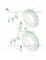 Tire pour Kawasaki Ninja ZX-7 1991