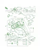Air Filter pour Kawasaki Ninja ZX-7R 1991