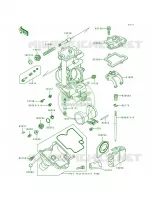Carburetor Parts pour Kawasaki Ninja ZX-7R 1991