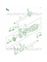 Change DrumShift Fork pour Kawasaki Ninja ZX-7R 1991