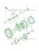 Clutch pour Kawasaki Ninja ZX-7R 1991