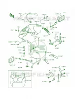 Cowling pour Kawasaki Ninja ZX-7R 1991