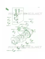 Crankshaft pour Kawasaki Ninja ZX-7R 1991