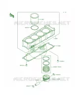 CylinderPiston pour Kawasaki Ninja ZX-7R 1991