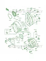 Engine Cover pour Kawasaki Ninja ZX-7R 1991