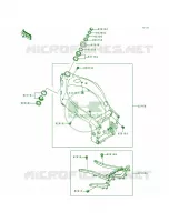 Frame pour Kawasaki Ninja ZX-7R 1991