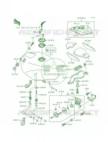 Fuel Tank pour Kawasaki Ninja ZX-7R 1991