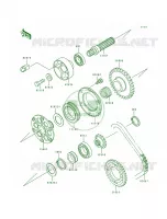 Generator Shaft pour Kawasaki Ninja ZX-7R 1991