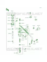 Rear Master Cylinder pour Kawasaki Ninja ZX-7R 1991