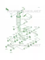 Suspension pour Kawasaki Ninja ZX-7R 1991