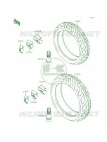 Tire pour Kawasaki Ninja ZX-7R 1991