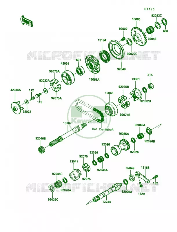 Balancer Kawasaki MOTOS 1000 1990 Ninja ZX-10  ZX1000-B3