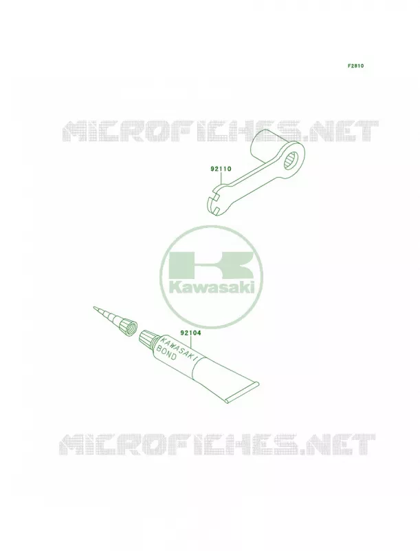 Owner's Tools Kawasaki MOTOS 220 2001 KDX220R  KDX220-A8