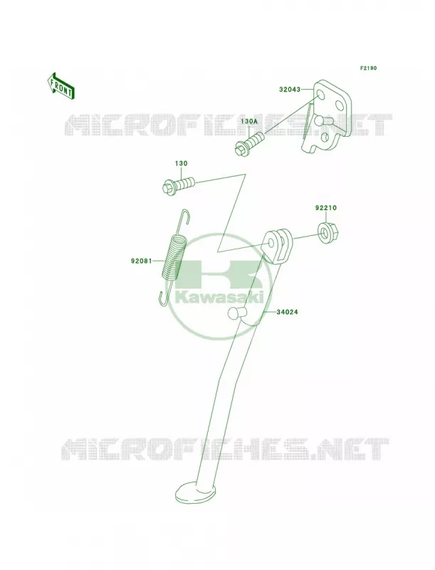 Stands Kawasaki MOTOS 220 2001 KDX220R  KDX220-A8