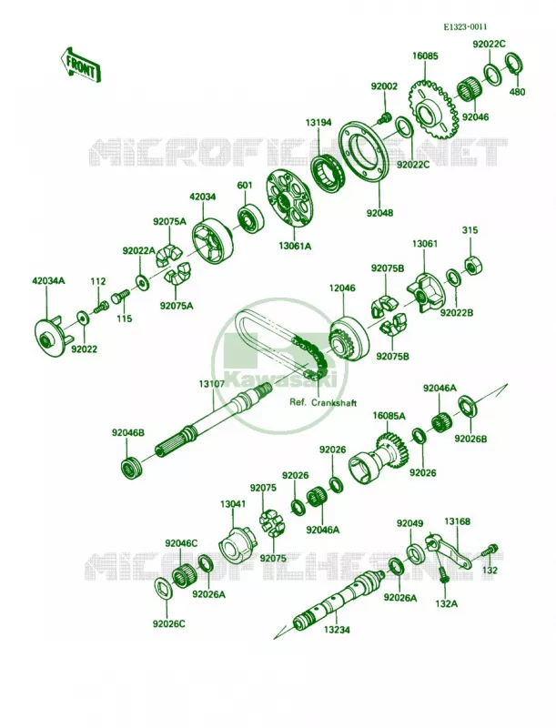 Balancer Kawasaki MOTOS 1000 1989 Ninja ZX-10  ZX1000-B2