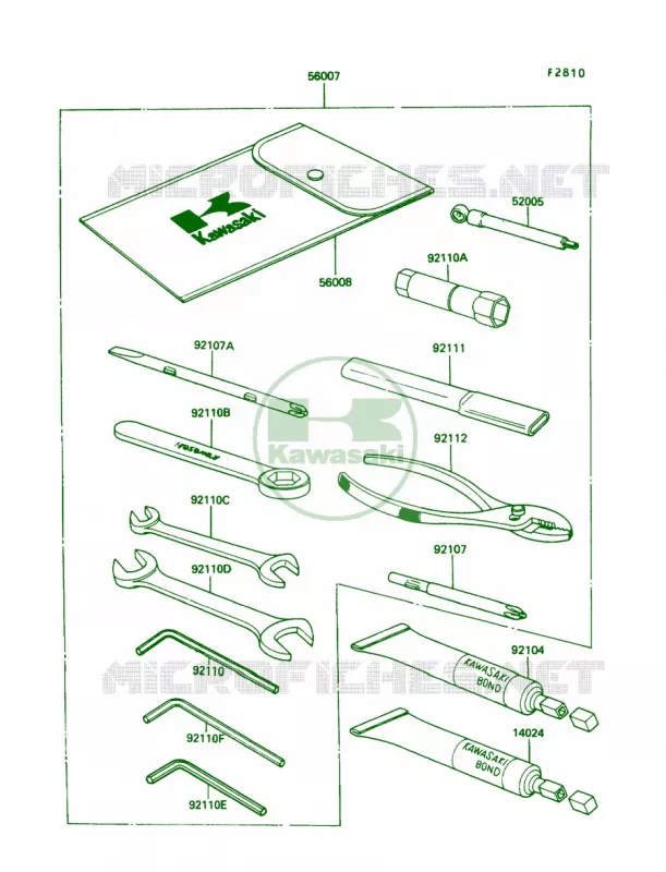 Owner's Tools Kawasaki MOTOS 600 1988 Ninja 600R  ZX600-C1