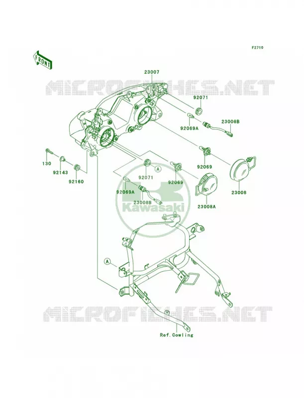 Headlights Kawasaki MOTOS 300 2014 Ninja 300 SE  EX300AEF