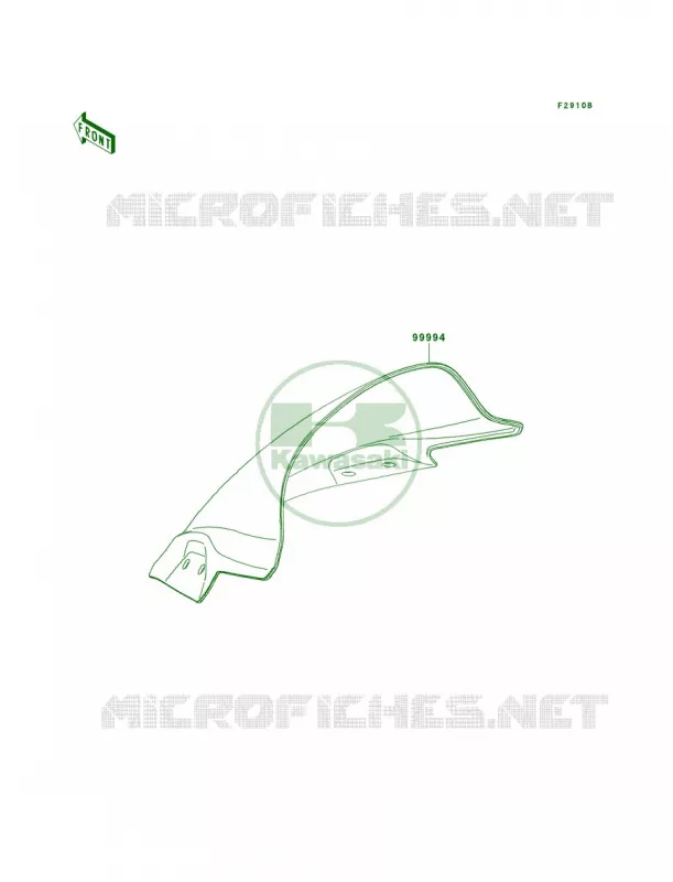 AccessoryWindshield Kawasaki MOTOS 300 2014 Ninja 300 ABS SE  EX300BEFA