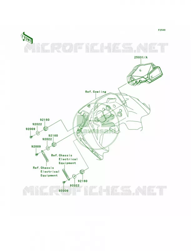 Meters Kawasaki MOTOS 300 2014 Ninja 300 ABS SE  EX300BEFA