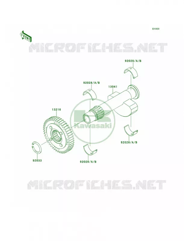 Balancer Kawasaki MOTOS 800 2014 W800  EJ800AEF