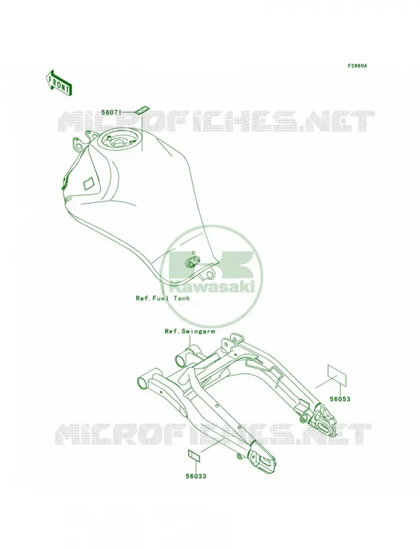 LabelsEDSEEF Kawasaki MOTOS 650 2013 ER-6n  ER650EDS