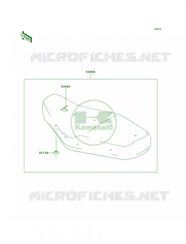 Seat Kawasaki MOTOS 800 2012 W800   EJ800ACF