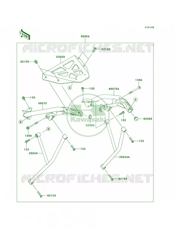 AccessoryTop Case Bracket Kawasaki MOTOS 650 2012 ER-6n   ER650ECF