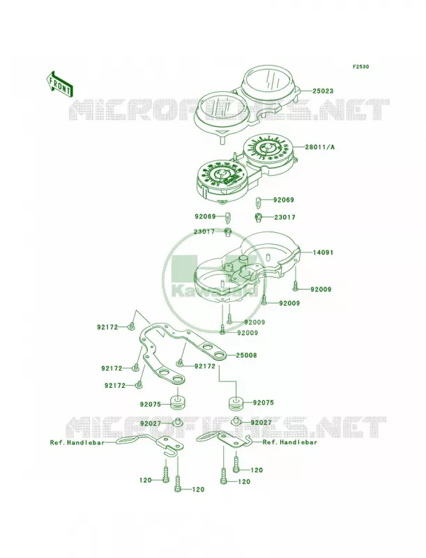 Meters Kawasaki MOTOS 800 2011 W800  EJ800ABF