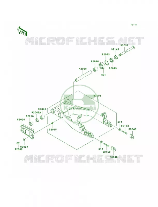 Swingarm Kawasaki MOTOS 800 2011 W800  EJ800ABF