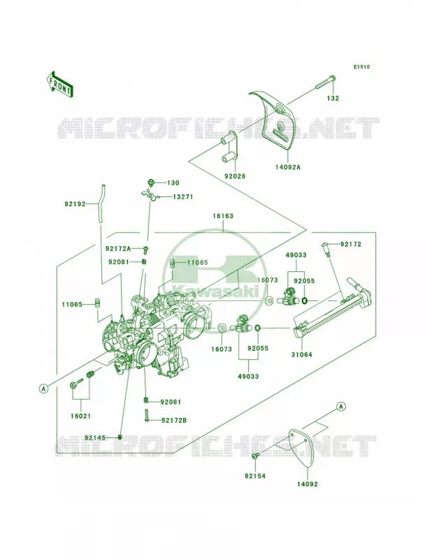 Throttle Kawasaki MOTOS 800 2011 W800  EJ800ABF