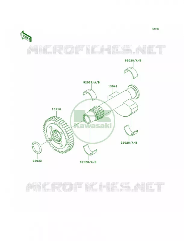 Balancer Kawasaki MOTOS 800 2011 W800   EJ800ABS