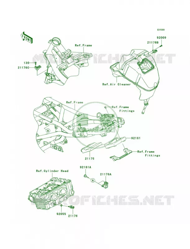 Fuel Injection Kawasaki MOTOS 650 2009 ER-6n   ER650C9F