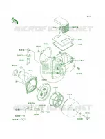 Air Cleaner pour Kawasaki KLX300R 1999