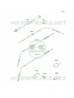 Cables pour Kawasaki KLX300R 1999