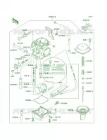 Carburetor pour Kawasaki KLX300R 1999
