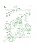 Clutch pour Kawasaki KLX300R 1999