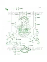 Cylinder Head pour Kawasaki KLX300R 1999