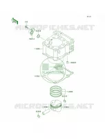 CylinderPistons pour Kawasaki KLX300R 1999