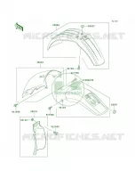 Fenders pour Kawasaki KLX300R 1999