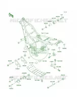 Frame Fittings pour Kawasaki KLX300R 1999