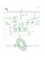 Front Brake pour Kawasaki KLX300R 1999