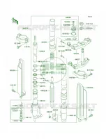 Front Fork pour Kawasaki KLX300R 1999